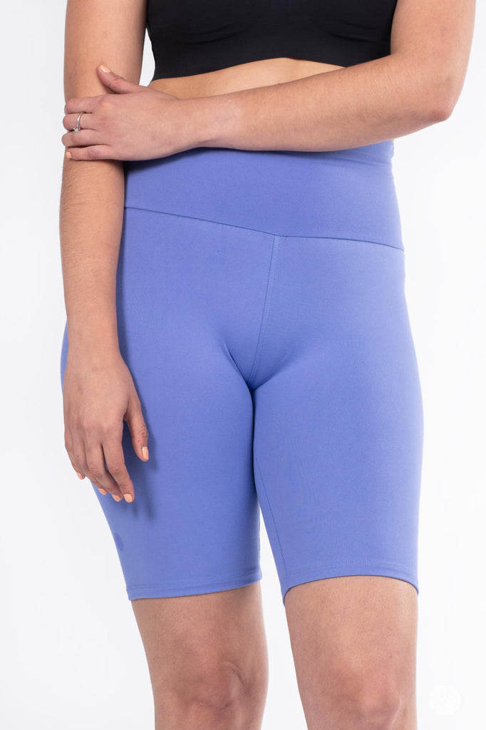 periwinkle biker shorts