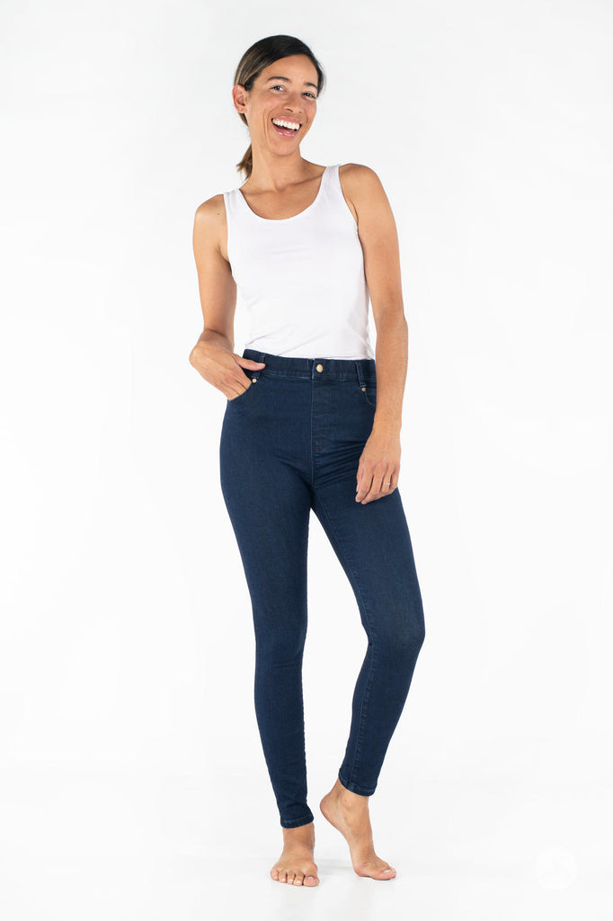 Buy Friends Like These Washed Indigo High Waisted Jeggings from Next Turkey