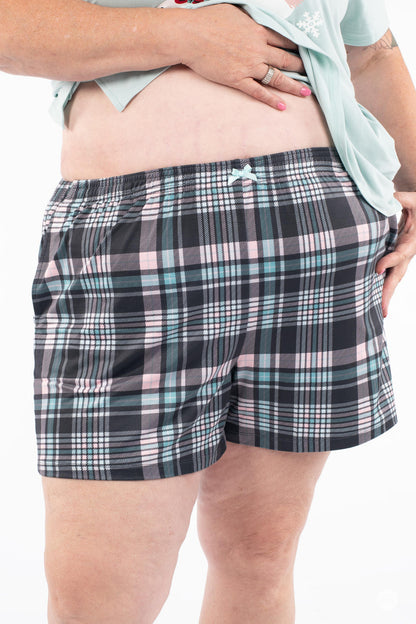 Plaid Lounge Shorts