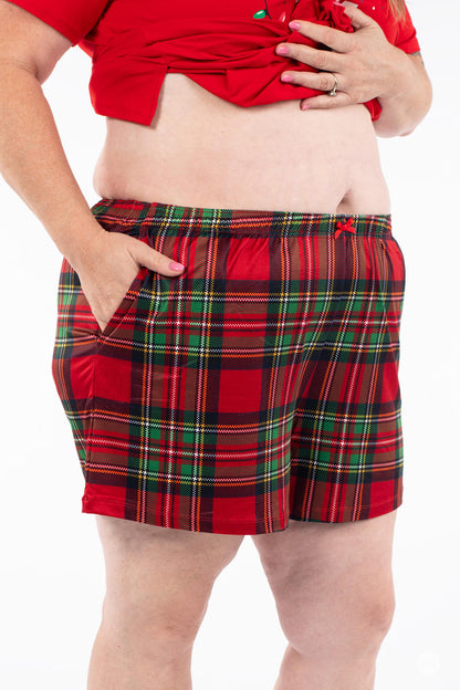 Plaid Lounge Shorts