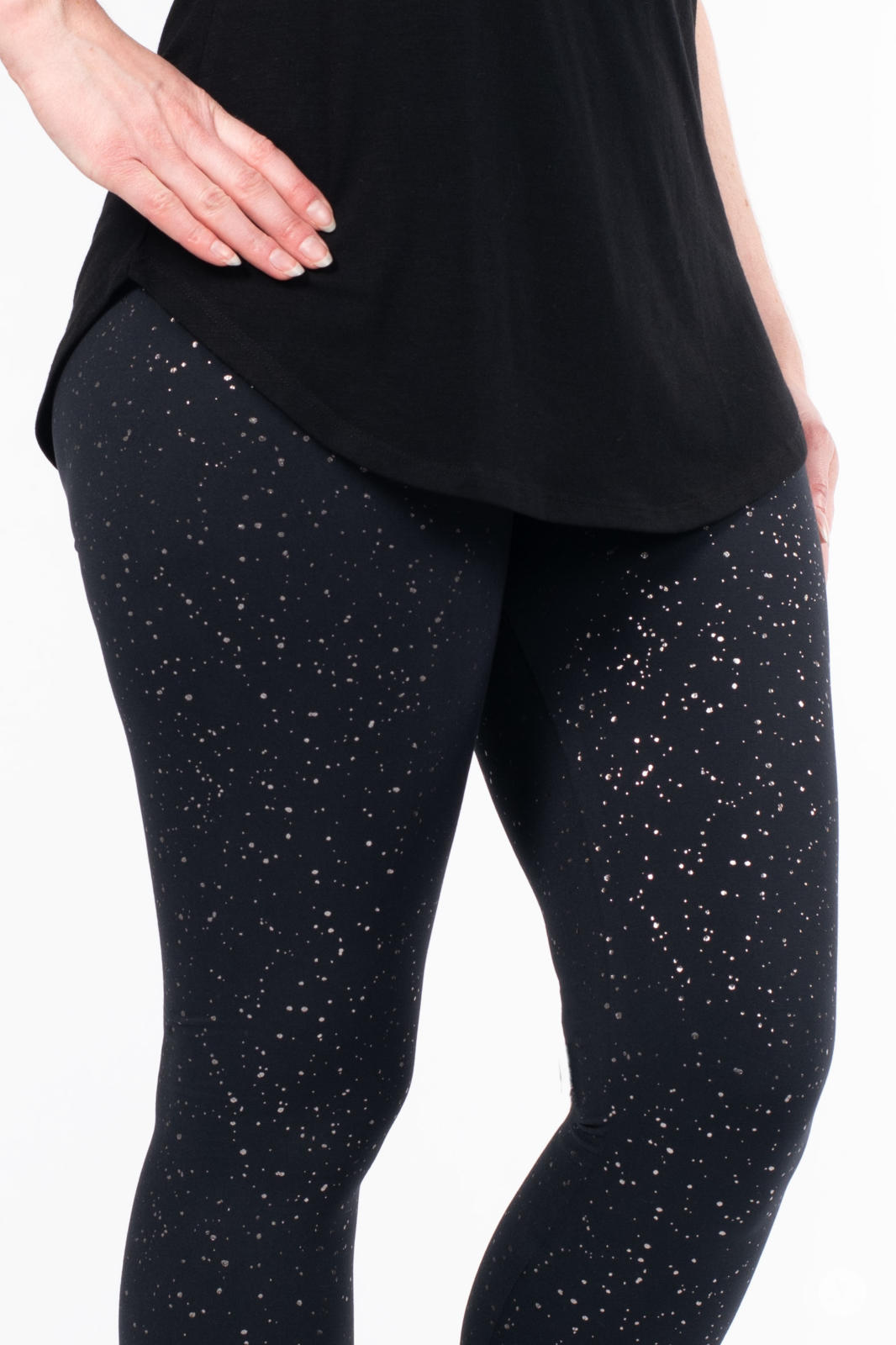 Silver Sparkle Leggings