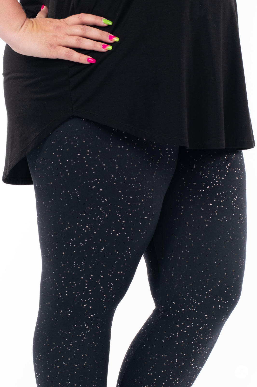 Silver Sparkle Leggings