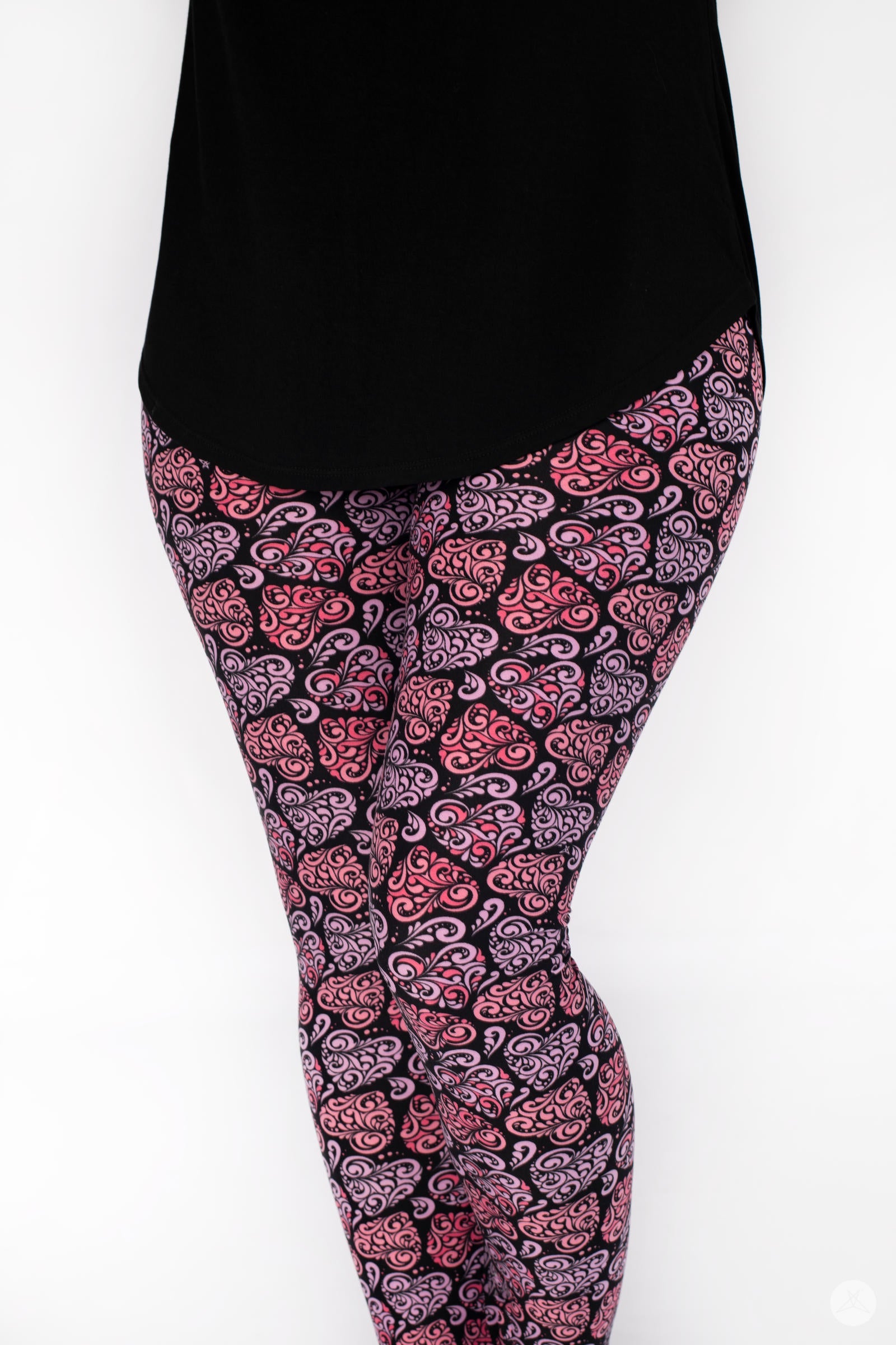 Legging coeur best sale