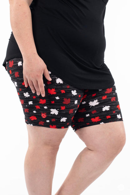 Maple Mania Plus Biker Shorts