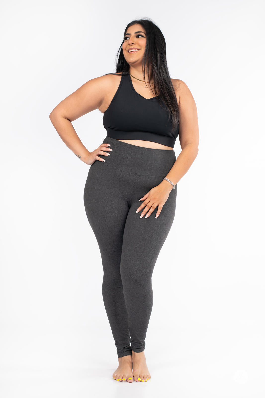 Charcoal Fade High-Waisted