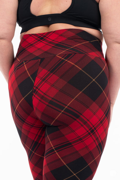 Tartan Tidings High-Waisted Leggings