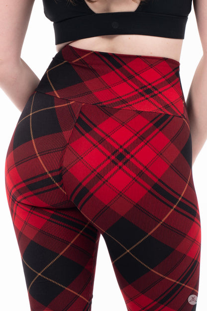 Tartan Tidings High-Waisted Leggings