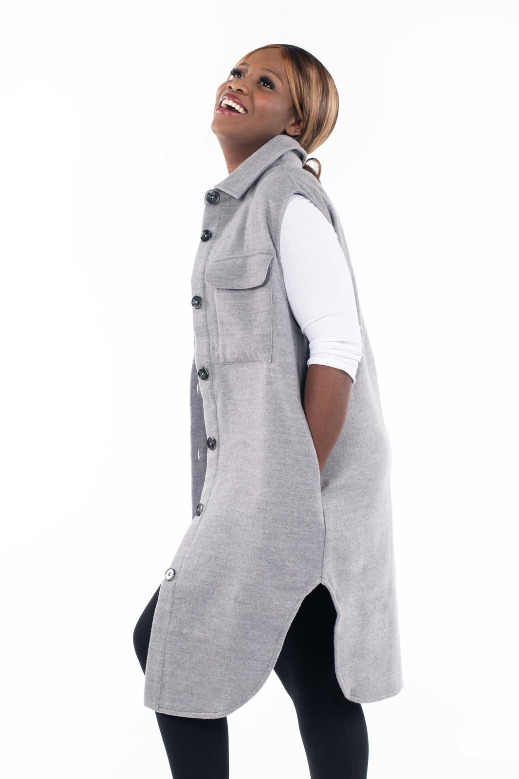 Layering Shacket Vest