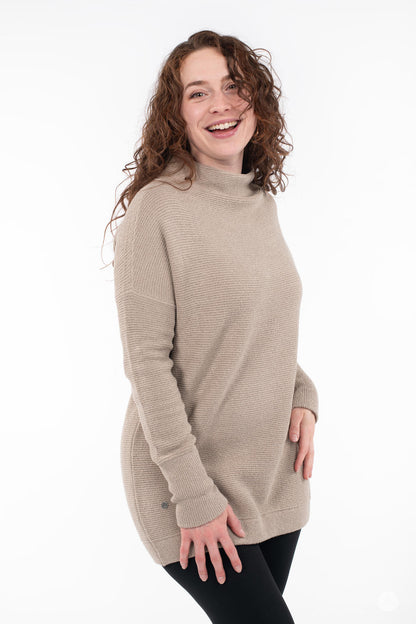 Ottoman Mock Neck Sweater