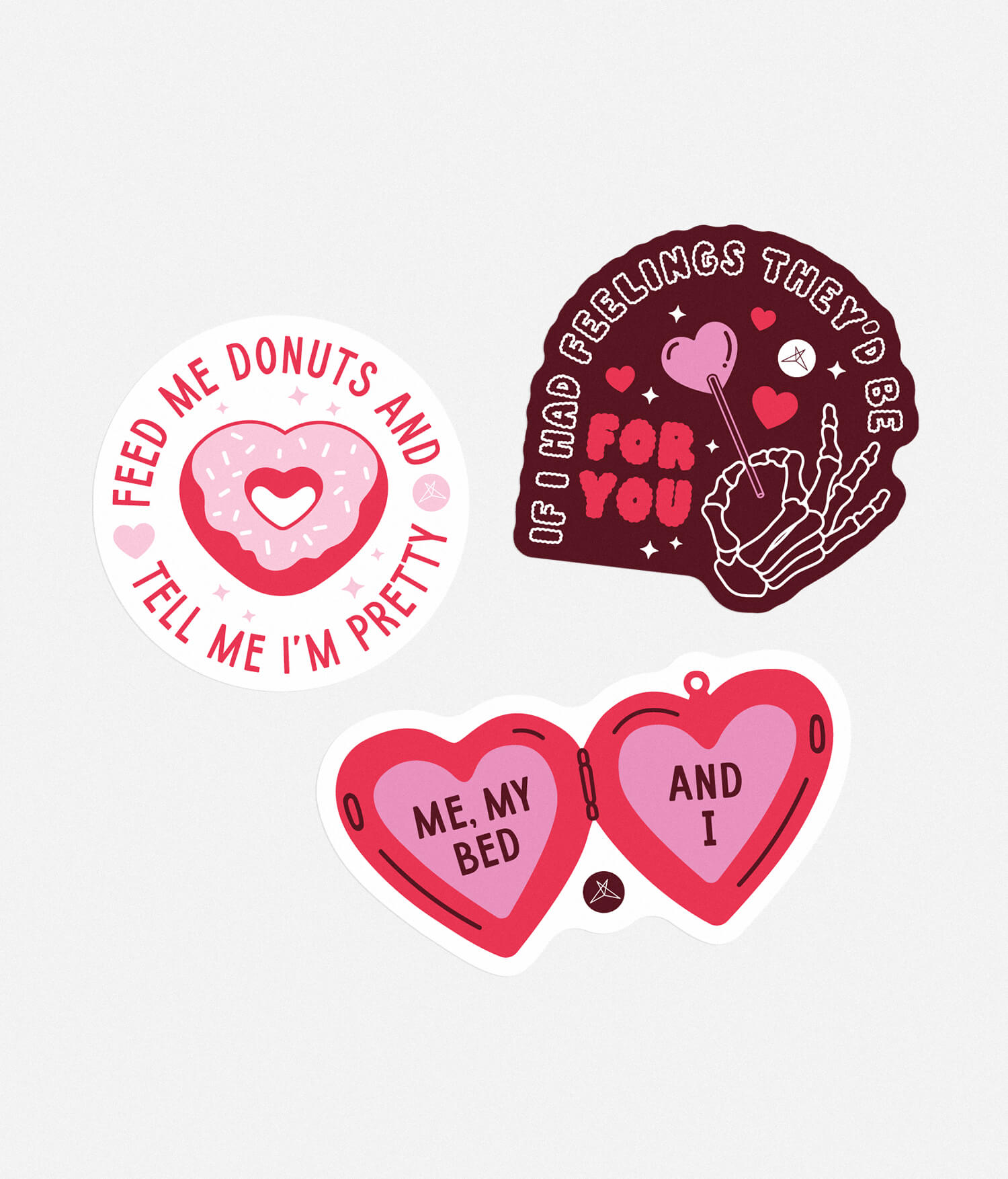 Feed Me Donuts Sticker Pack