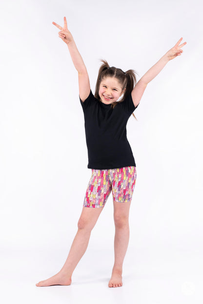 Cattitude Kids Biker Shorts