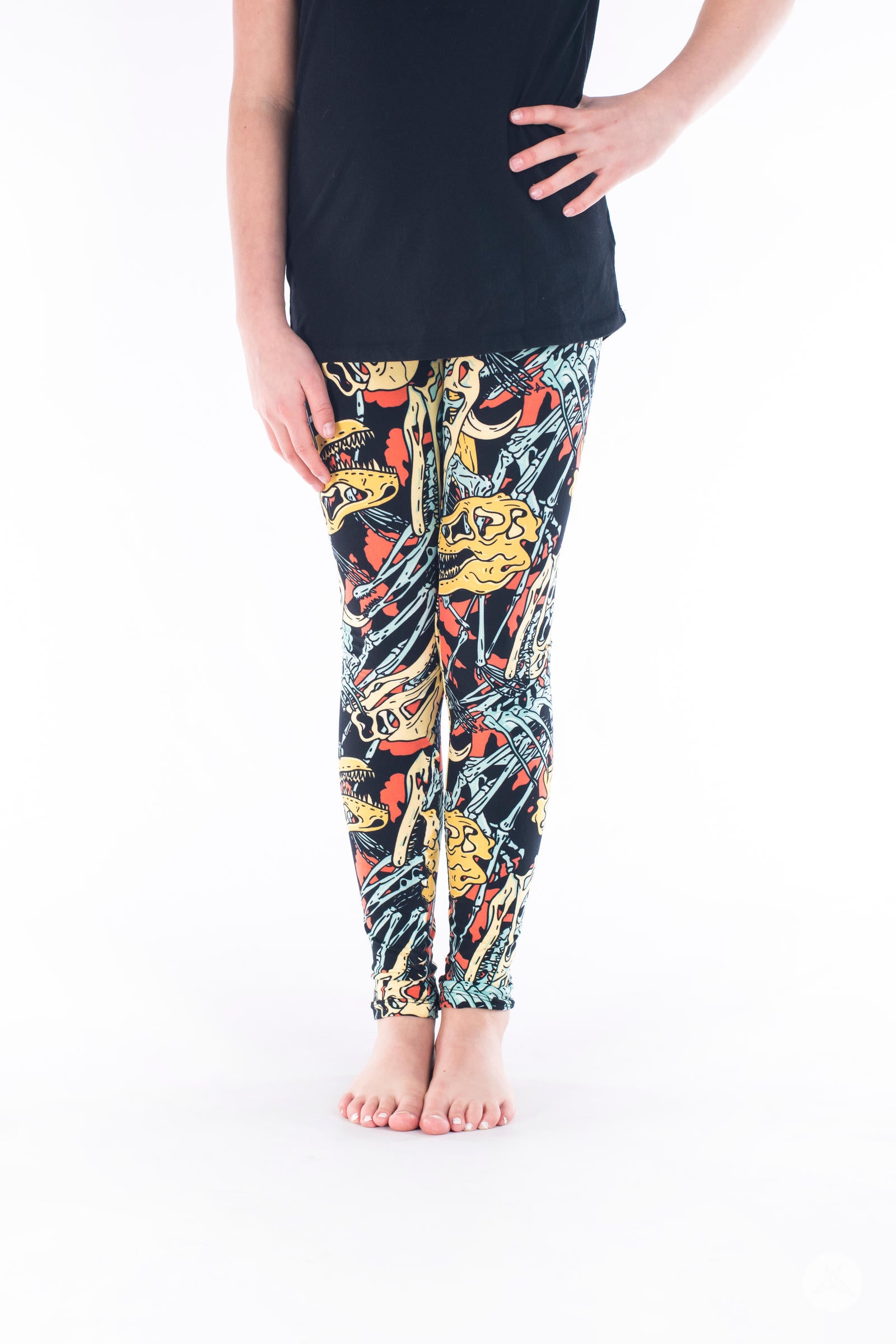 Fossil Feels Kids leggings - SweetLegs