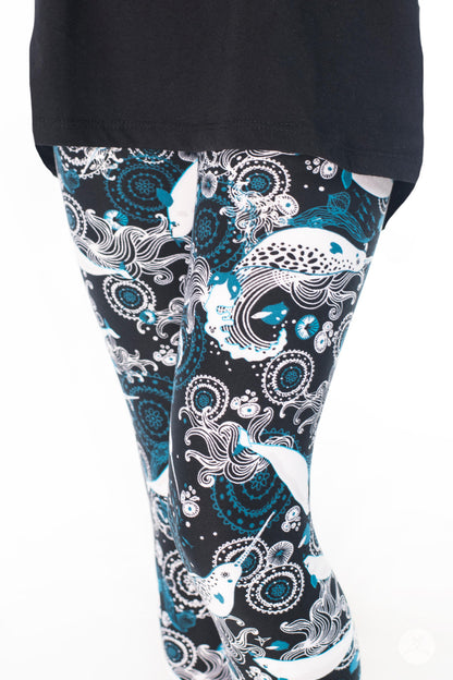 Deep Blue Kids leggings - SweetLegs