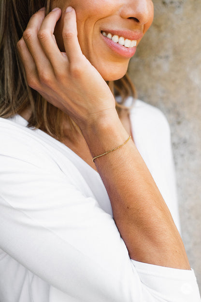 Luxe Gold Box Chain Bracelet