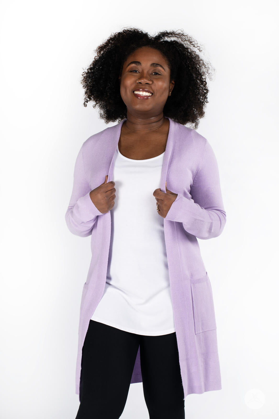 Spring Cardigan - Wisteria